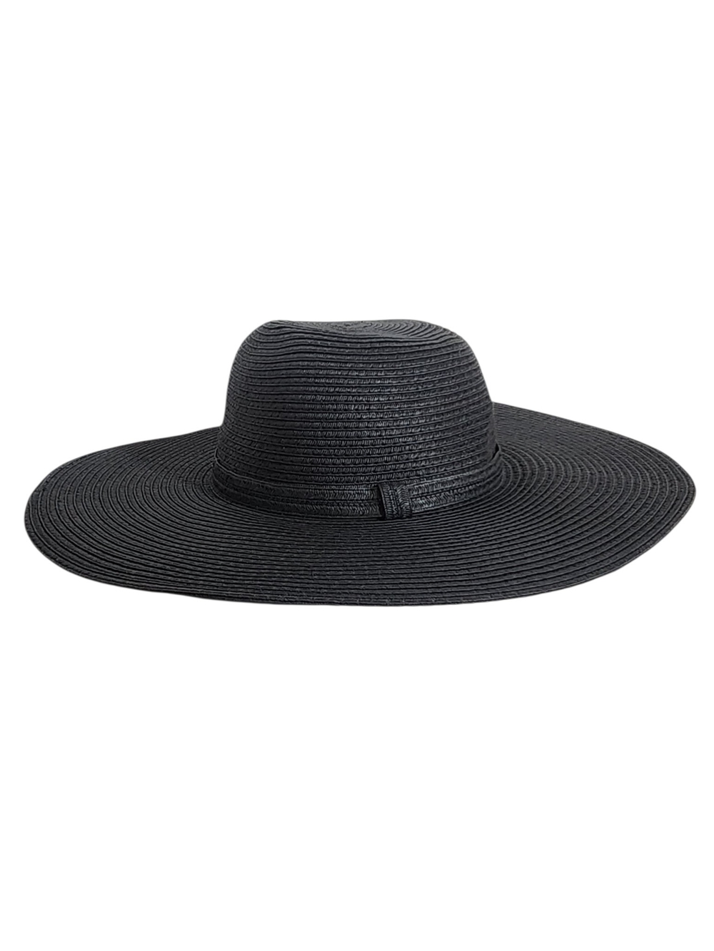 Shade & Shore Black Wide Brim Sun Hat One Size
